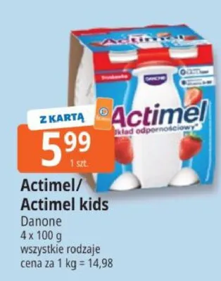 Actimel Danone promocja w Leclerc