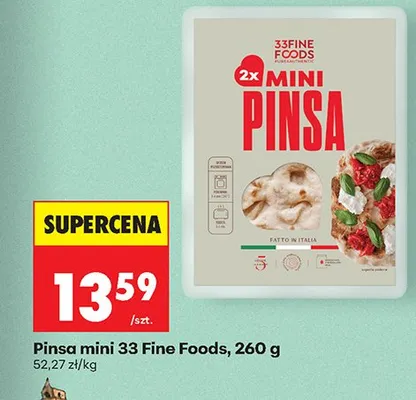 Pinsa mini promocja w Biedronka