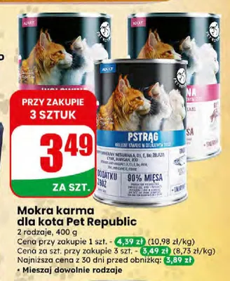 Karma mokra dla kota promocja w Dino