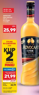Likier jajeczny promocja w Kaufland