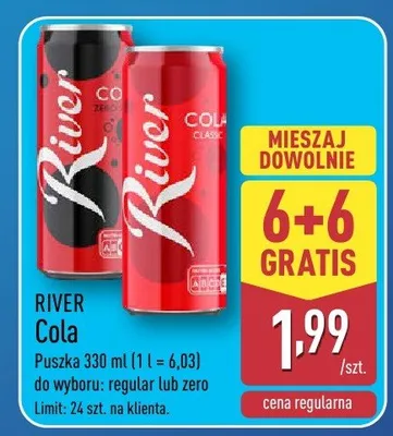 Napój Cola regular promocja w Aldi