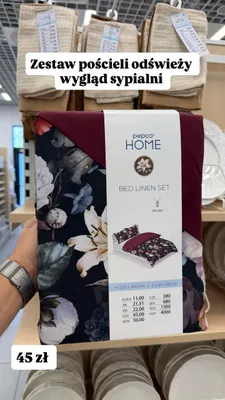 Zestaw pościeli Pepco Home promocja w Pepco