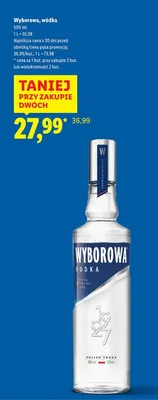 Wódka promocja w Lidl