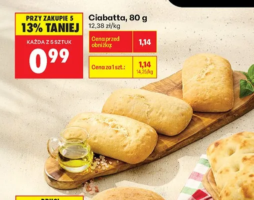 Ciabatta promocja w Biedronka