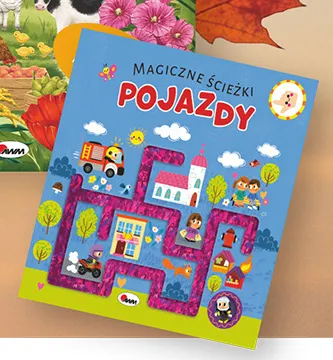 Książka Magiczne ścieżki Pojazdy AWM promocja w Biedronka