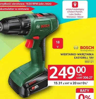 Wiertarko-wkrętarka EasyDrill 18V 50ST21 promocja w Selgros