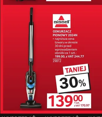 Odkurzacz pionowy BISSELL 2024N promocja w Selgros