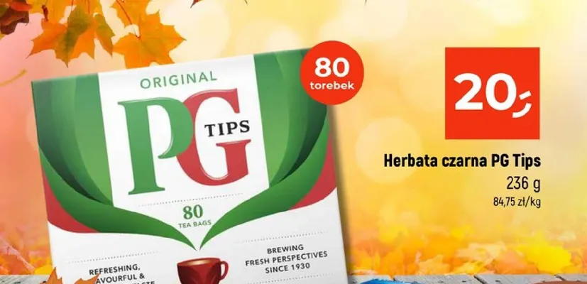 Herbata czarna PG Tips promocja w Dealz