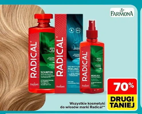 Kosmetyki do włosów marki Radical promocja w Carrefour