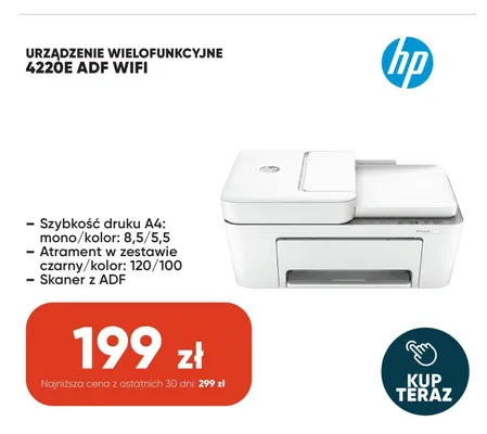 Urządzenie wielofunkcyjne HP 4220E ADF WiFi promocja w Max Elektro