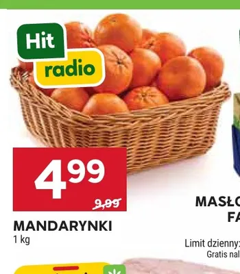 Mandarynki promocja w Stokrotka
