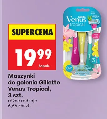 Maszynki do golenia Gillette Venus Tropical promocja w Biedronka