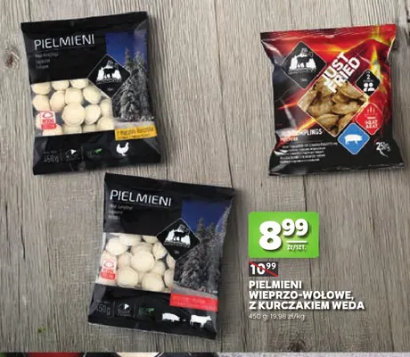 Pielmieni z kurczakiem Weda promocja w Stokrotka