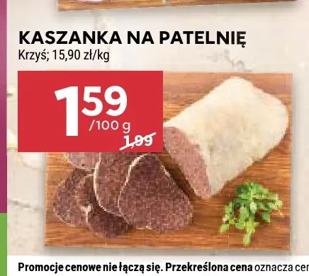 Kaszanka na patelnię Krzyś promocja w Stokrotka