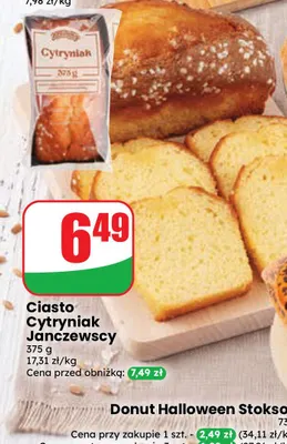 Ciasto Cytryniak Janczewscy promocja w Dino