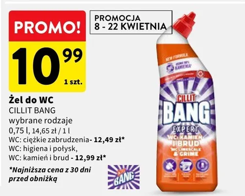 Żel do WC wybrane rodzaje promocja w Intermarche