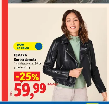 Kurtka damska Esmara promocja w Lidl