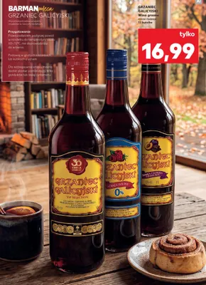 Wino czerwone grzane Grzaniec Galicyjski Śliwka z gorzką czekoladą promocja w Kaufland