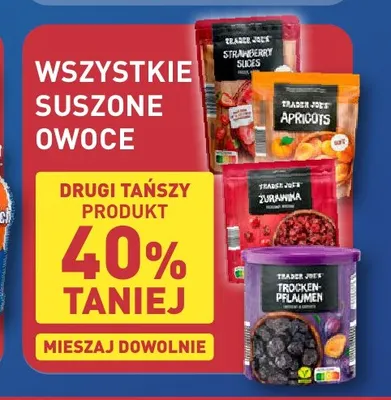 Morele suszone Trader Joe's promocja w Aldi