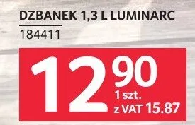 Dzbanek 1,3l Luminarc 184411 promocja w Selgros