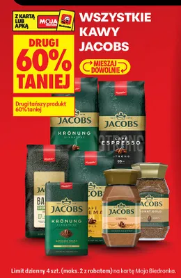 Kawa ziarnista Jacobs Café Espresso promocja w Biedronka