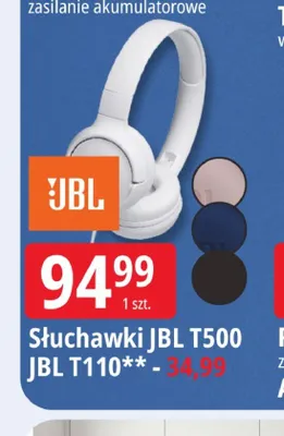 Słuchawki JBL T500 promocja w Leclerc