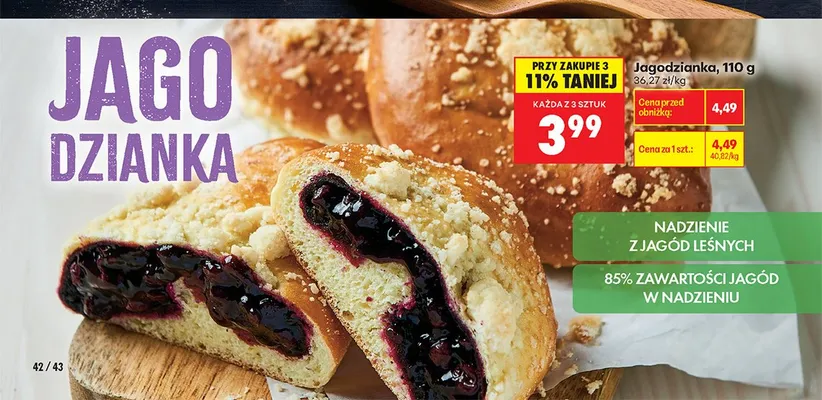 Jagodzianka promocja w Biedronka