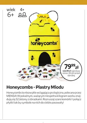 Gra logiczna Honeycombs Plastry Miodu promocja w Empik