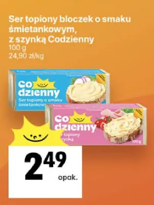 Ser topiony bloczek z szynką Codzienny promocja w Delikatesy Centrum