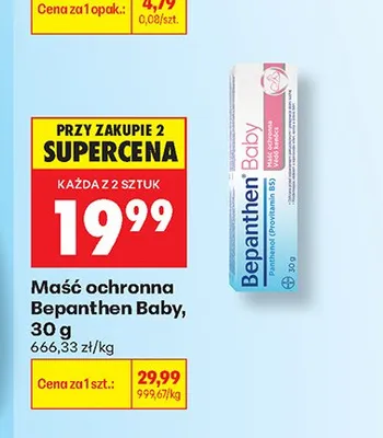 Maść ochronna Bepanthen Baby promocja w Biedronka