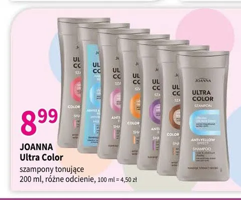 Szampon tonujący Joanna Ultra Color promocja w Drogerie Polskie