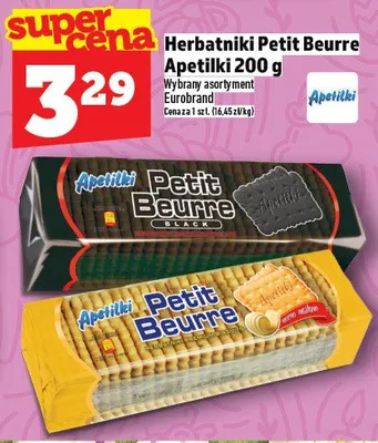 Herbatniki Petit Beurre Apetilki promocja w TOPAZ