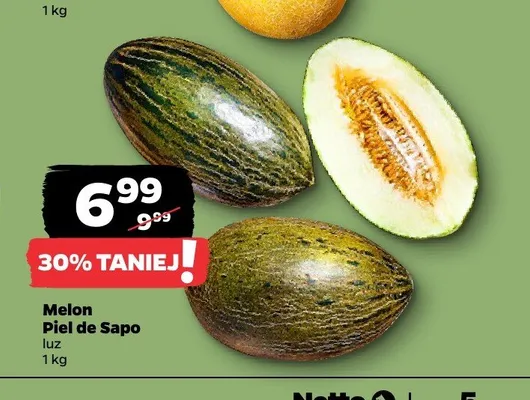 Melon Piel de Sapo promocja w Netto