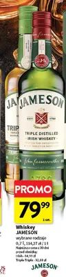 Whiskey Jameson Irish promocja w Intermarche