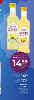 Likier Soplica Cytryna-Mięta promocja w Duży Ben