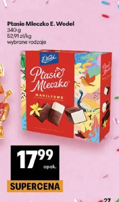 Ptasie Mleczko E. Wedel promocja w Delikatesy Centrum