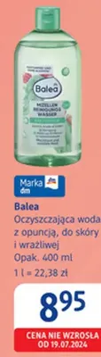 Oczyszczająca woda micelarna z opuncją, do skóry mieszanej i wrażliwej promocja w Drogerie DM