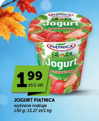 Jogurt Piątnica promocja w Groszek