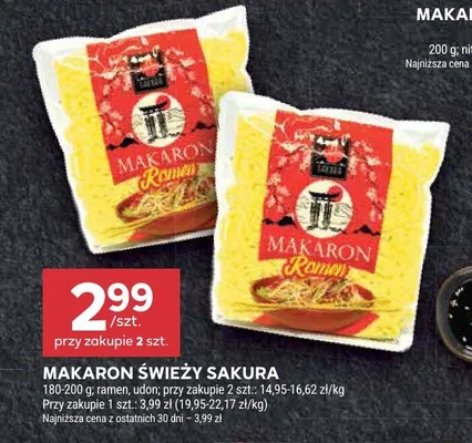 Makaron świeży promocja w Stokrotka