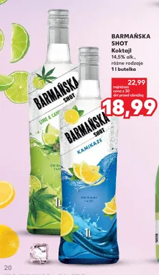 Koktajl Barmańska Shot Kamikaze promocja w Kaufland