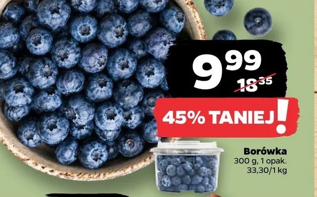 Borówka promocja w Netto