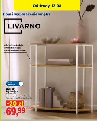 Regał stojący LIVARNO promocja w Lidl