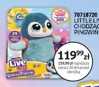 Zabawka LITTLE LIVE PETS chodzący pingwinek promocja w Dzień Dziecka