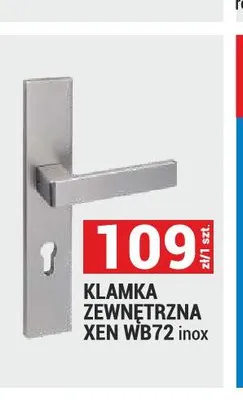 Klamka zewnętrzna Xen WB72 inox promocja w Merkury Market