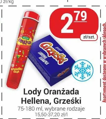 Lody Grześki promocja w Delikatesy Sezam