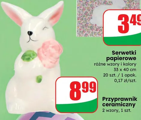 Serwetki papierowe różne wzory i kolory promocja w Dino