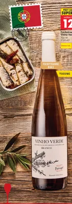 Wino białe półwytrawne Exclusive Selection Vinho Verde promocja w Biedronka