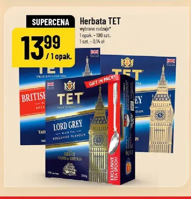 Herbata TET British Tea promocja w POLOmarket