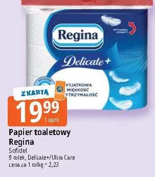 Papier toaletowy Regina Delicate+ promocja w Leclerc