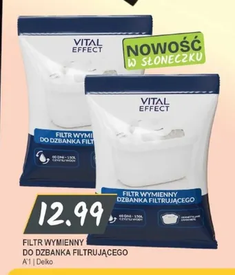 Filtr wymienny do dzbanka filtrującego Vital Effect promocja w Słoneczko